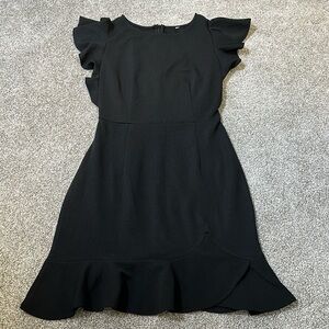 Black Ruffle Dress